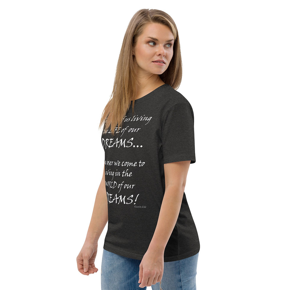 Thumbnail: "World of our Dreams" WP Unisex organic cotton t-shirt
