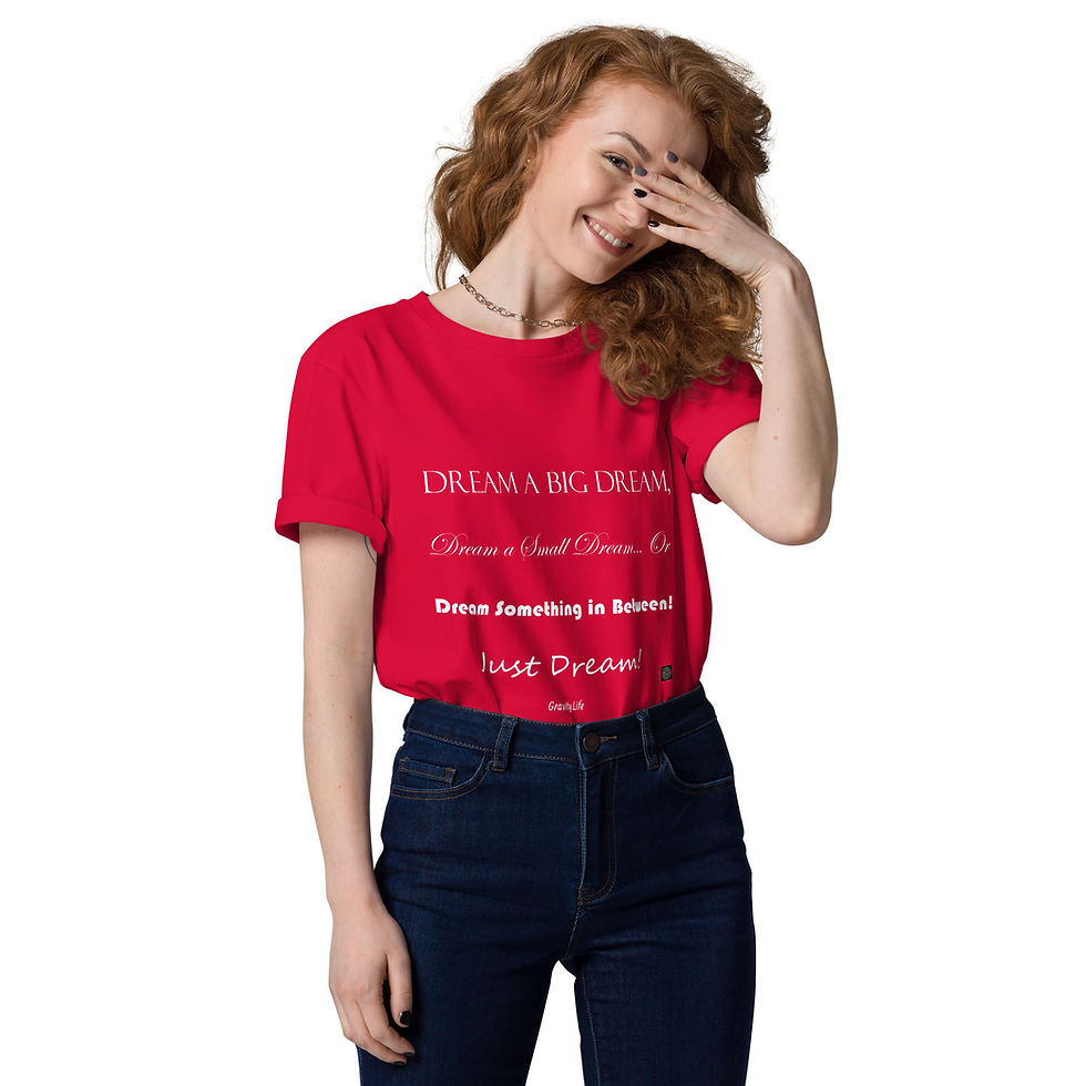 Thumbnail: "Just Dream" WP Unisex organic cotton t-shirt