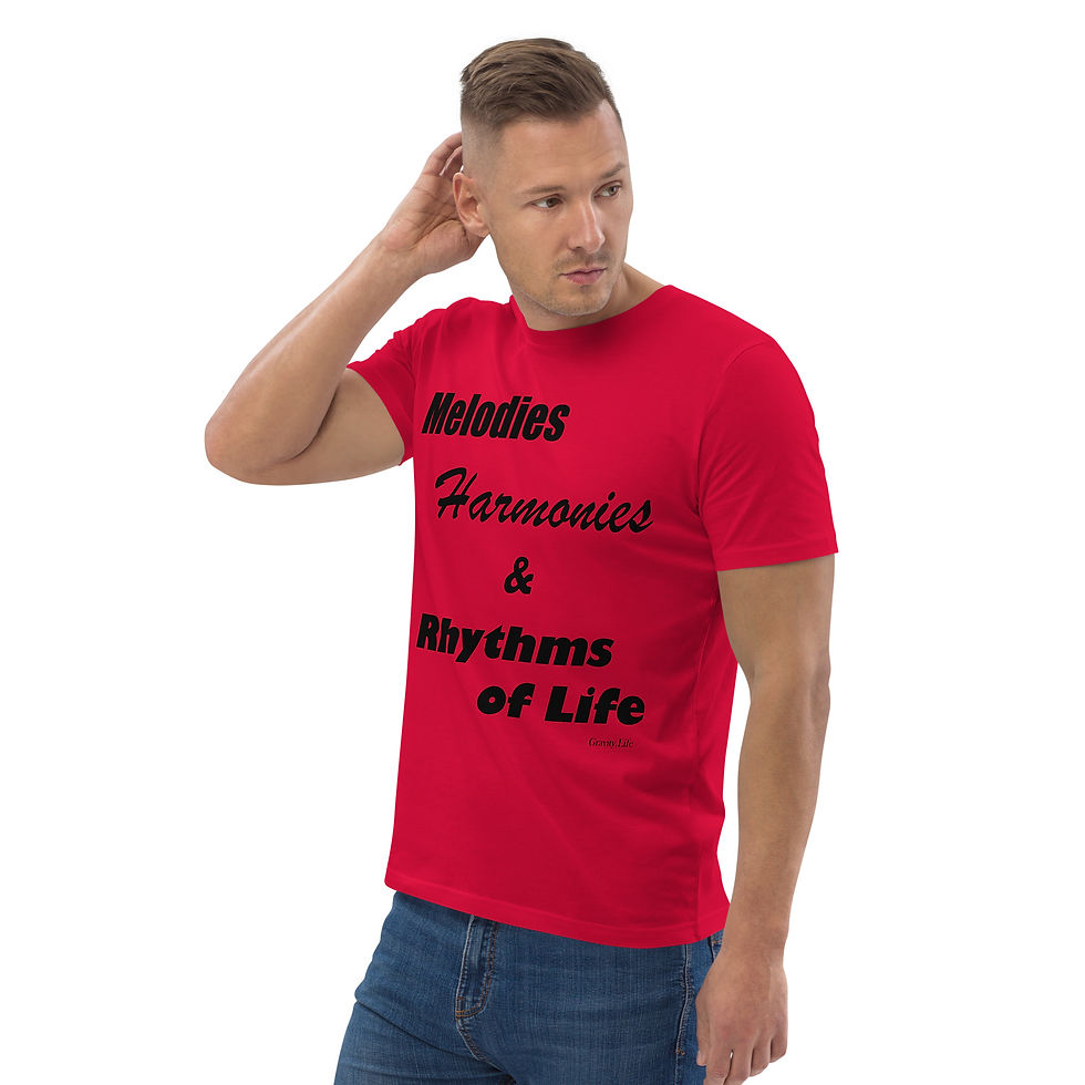 Thumbnail: "Melodies..." BP Unisex organic cotton t-shirt