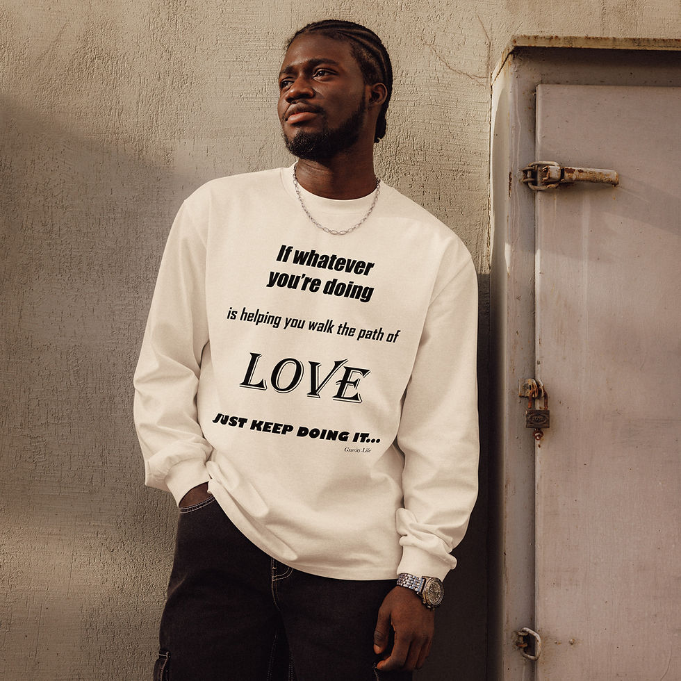 Thumbnail: "Path of Love" BP Premium heavyweight long sleeve shirt