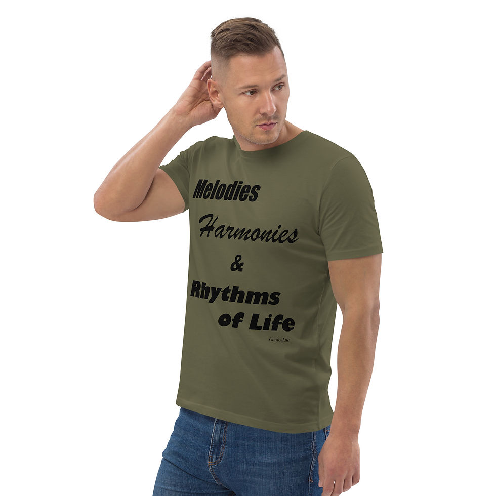 Thumbnail: "Melodies..." BP Unisex organic cotton t-shirt