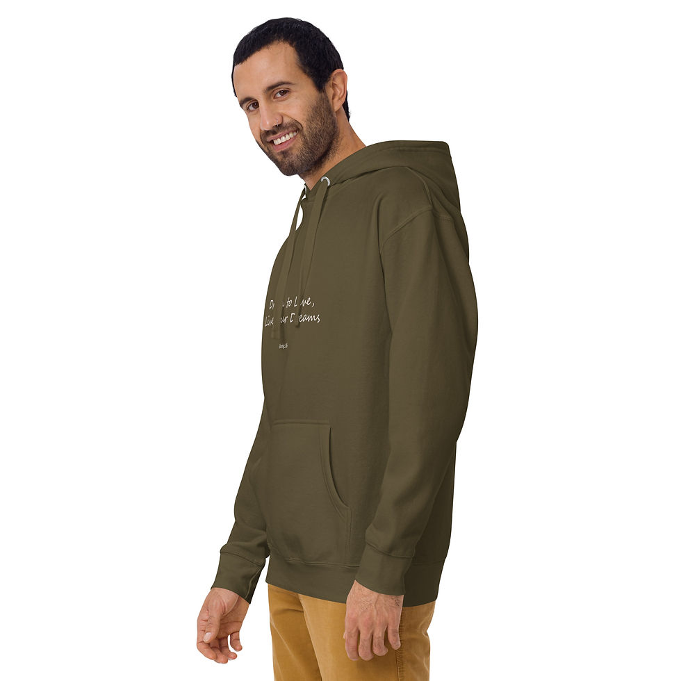 Thumbnail: "Dream to Live..." WP Unisex Hoodie