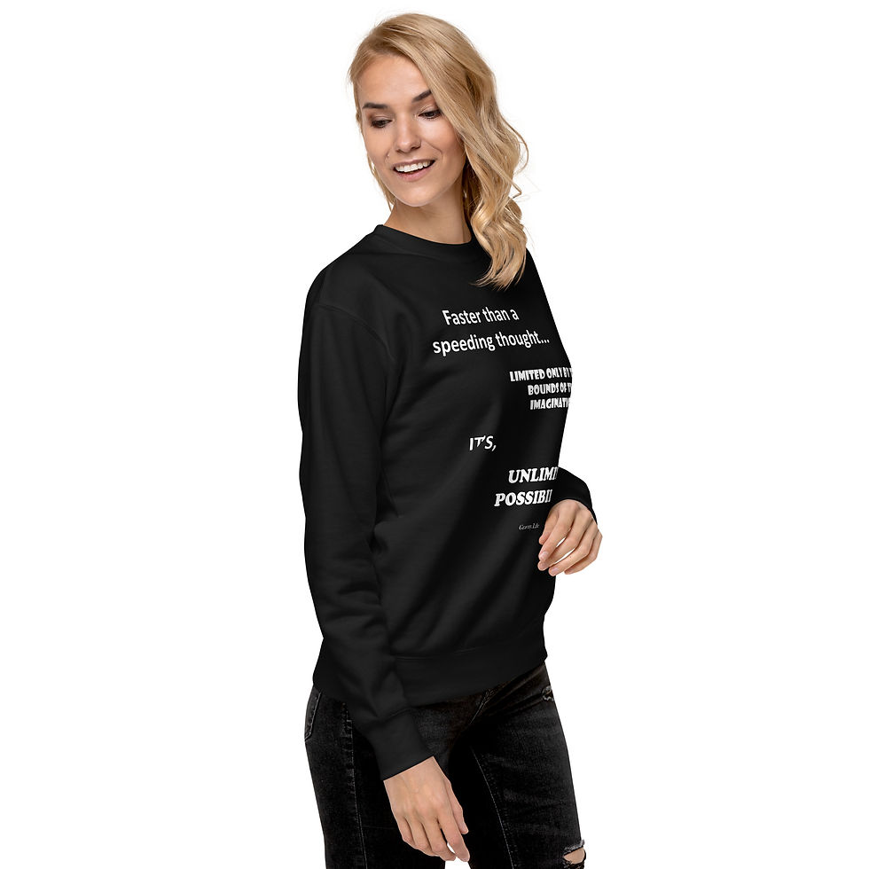 Thumbnail: "Unlimited Possibilities" WP Unisex Premium Sweatshirt