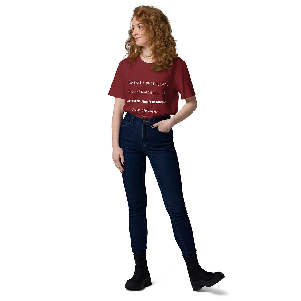 Thumbnail: "Just Dream" WP Unisex organic cotton t-shirt