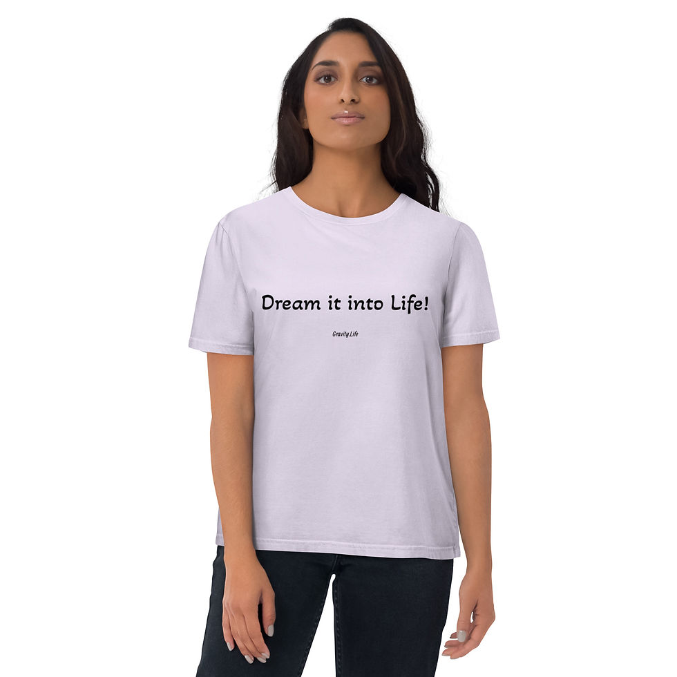 Thumbnail: "Dream it into Life" BP Unisex organic cotton t-shirt