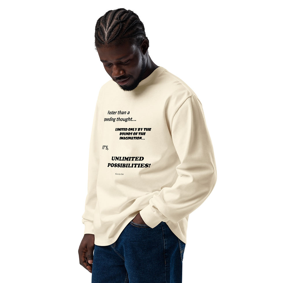 Thumbnail: "Unlimited Possibilities" BP Premium heavyweight long sleeve shirt
