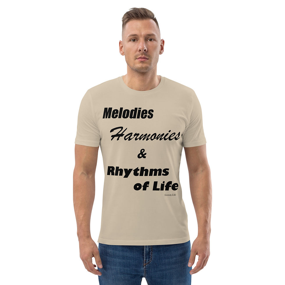 Thumbnail: "Melodies..." BP Unisex organic cotton t-shirt