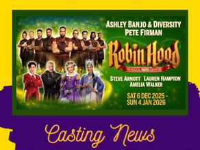 NEWS: FULL CASTING ANNOUNCED FOR 'ROBIN HOOD' AT NEW WIMBLEDON THEATRE