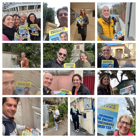 Partout dans Castelnau-le-Lez. Sur le terrain !