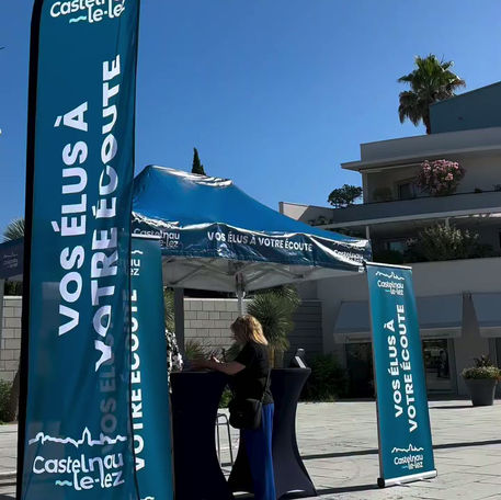 Première Lez’Entrevue sur la place du marché !
