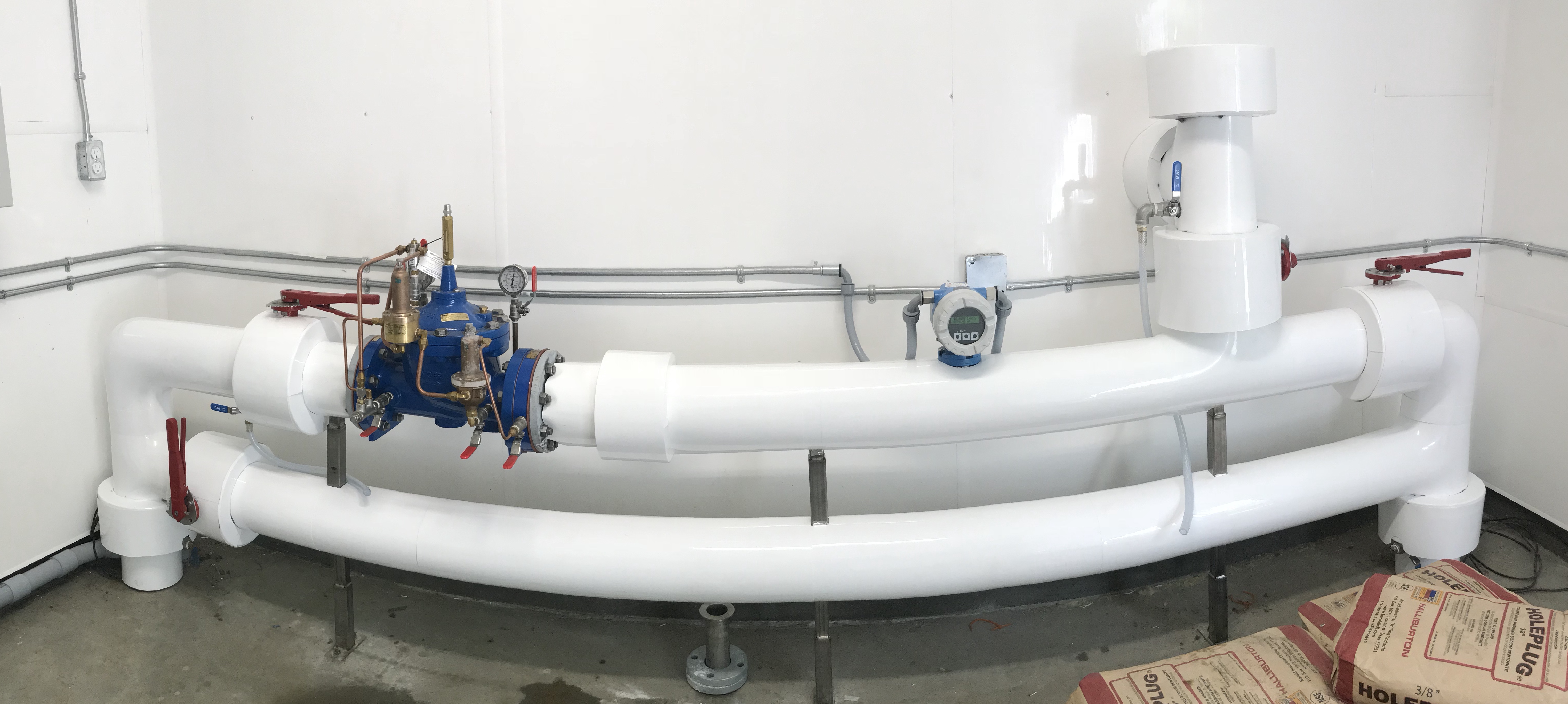 Tuyauterie de plomberie avec PVC