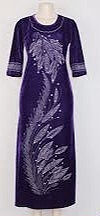 Purple caftan