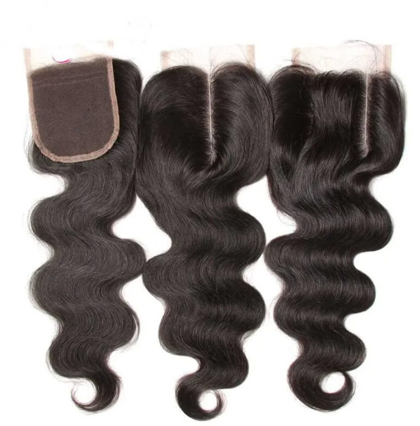 Nadula Body Wave Virgin Hair Weave 3 Bundles With Lace Closure