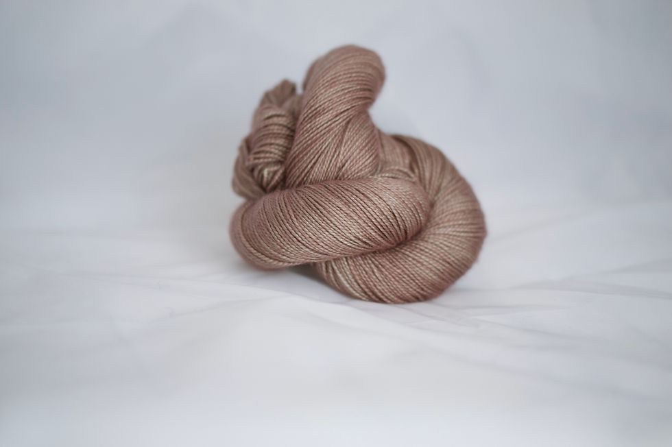 Eria fingering - 80% sw mérinos 20% soie -  quartz rose