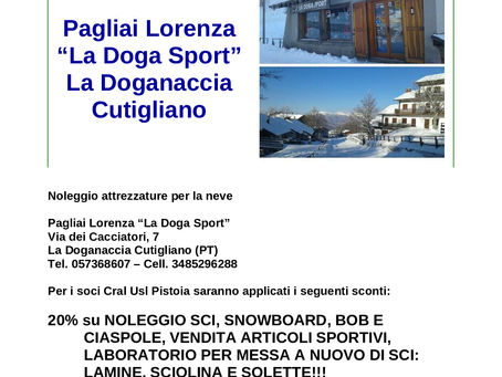 Convenzione La Doga Sport - La Doganaccia