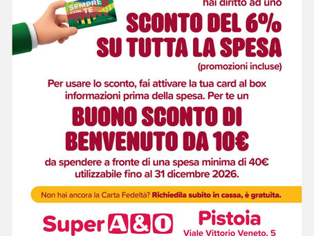 CONVENZIONE A&O Supermercato
