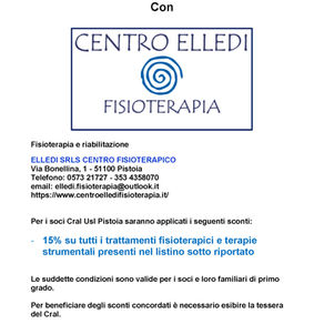 Convenzione Centro Fisioterapico ELLEDI.