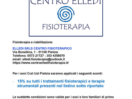 Convenzione Centro Fisioterapico ELLEDI.