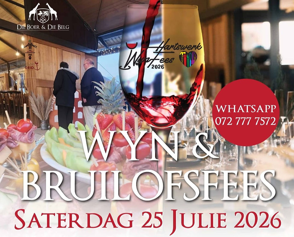 Hartswerk Wyn & Bruilofsfees 2026