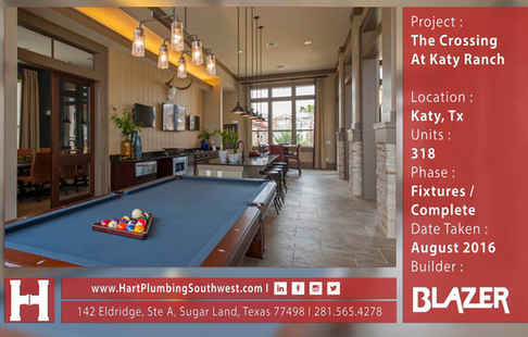 Katy Multifamily Plumbing Project : The Crossing At Katy Ranch