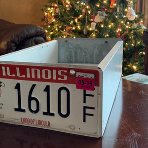 DIY License Plate Box