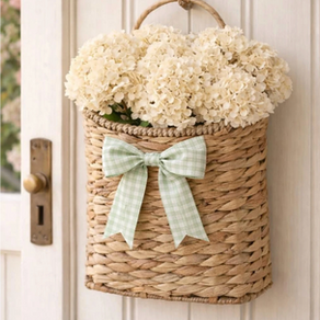 Refresh Your Entryway: A Simple DIY Door Hanger Basket