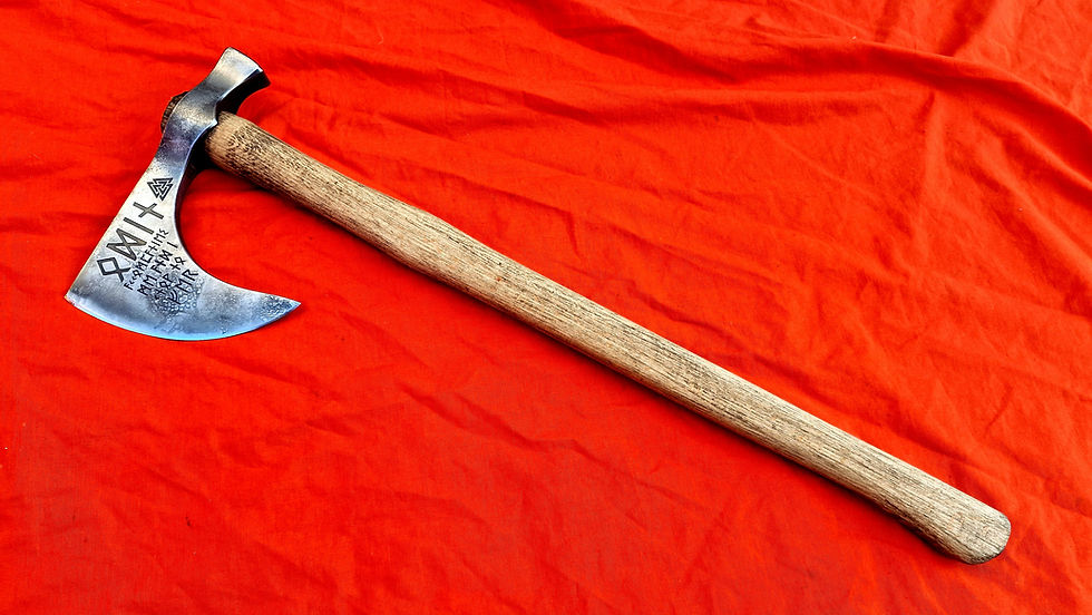 Thumbnail: Viking engraved axe
