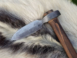 Spontoon war tomahawk -dark handle