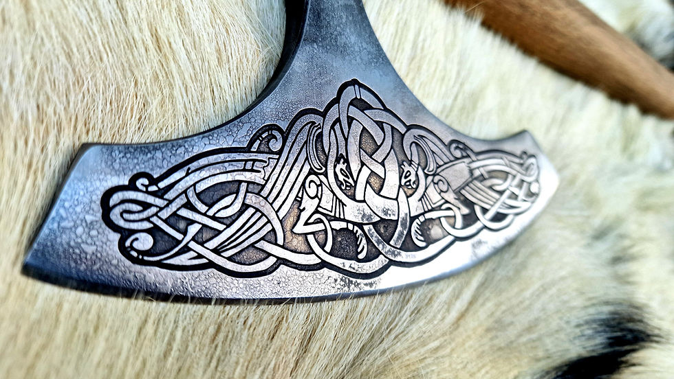 Thumbnail: Viking engraved axe