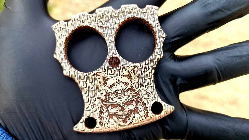 Thumbnail: Samurai skull - "EDC pendant"