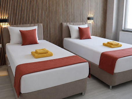 Dora Beytepe Otel'de iki ayrı yataklı oda, uzun süreli konaklama Ankara
