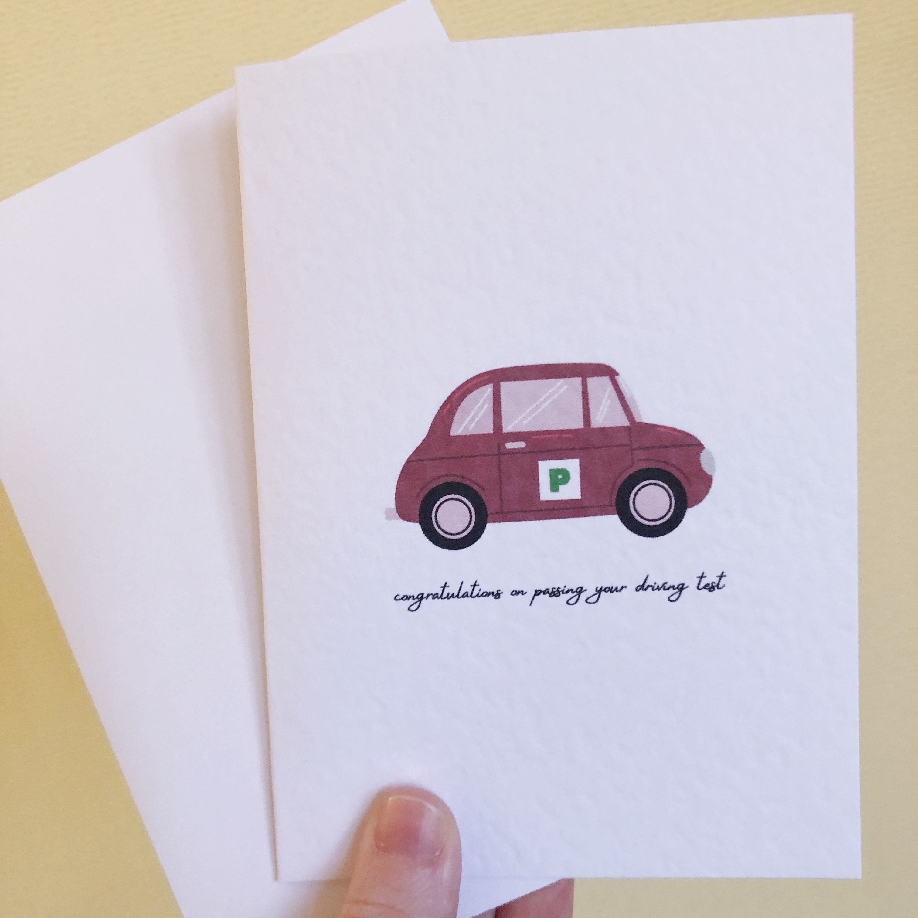 P Plates Congratulations Card