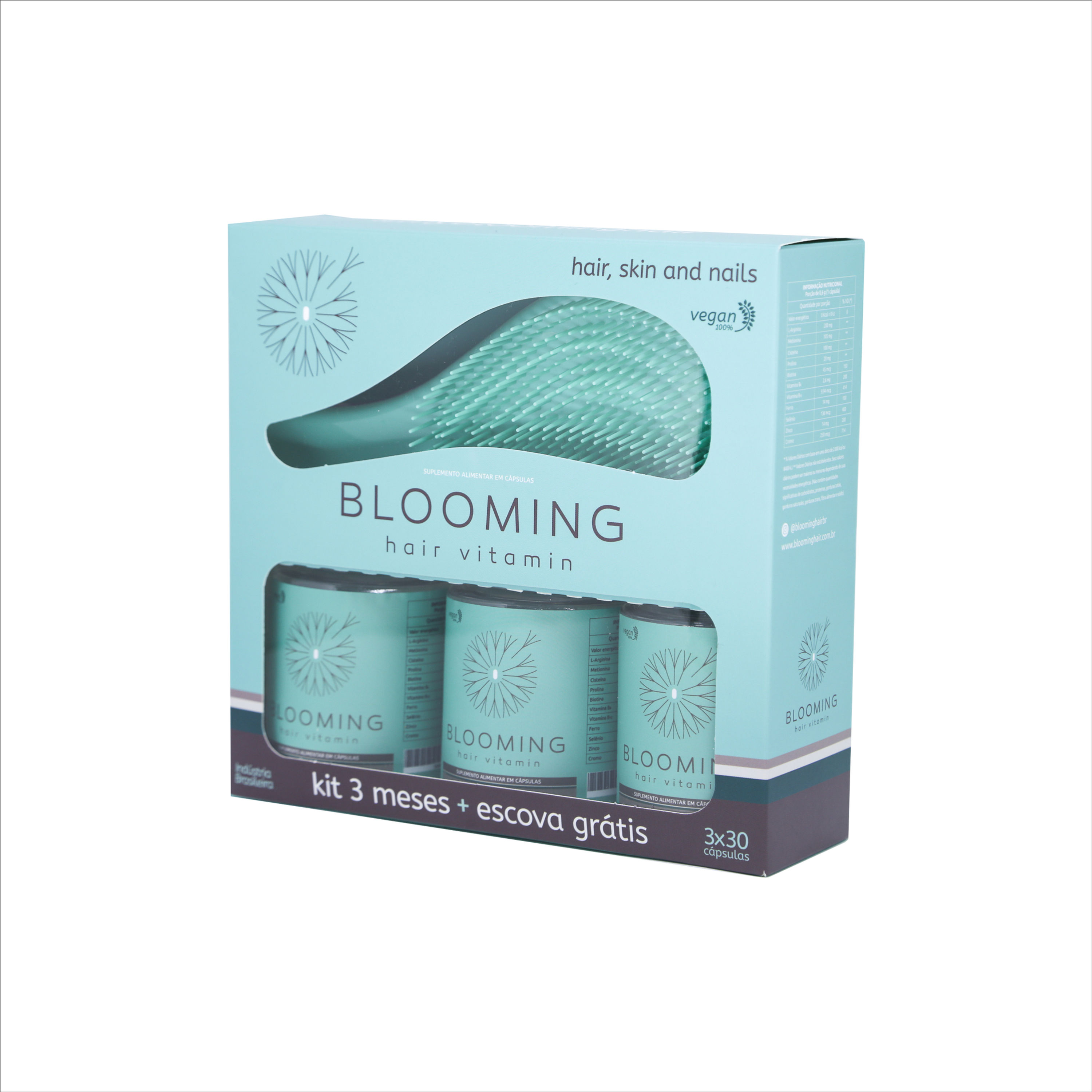 KIT TRATAMENTO 3 MESES + ESCOVA EXCLUSIVA