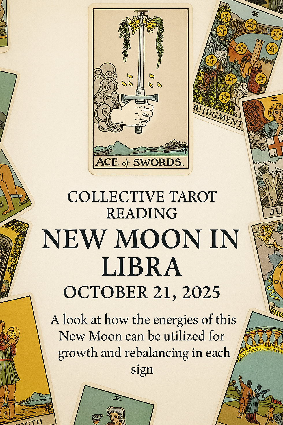 New Moon in Libra Tarotscope– October 21, 2025