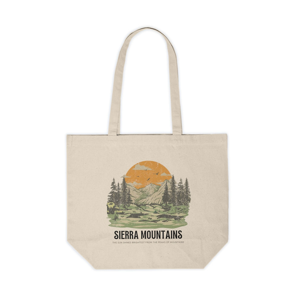 Sierra Mountains - The Sun Shines Brightest At The Peaks Of Mountains