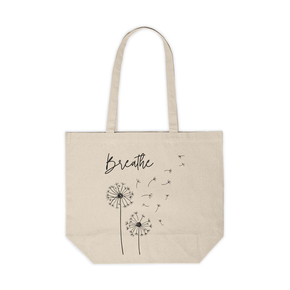 Breathe Canvas Shopping Tote
