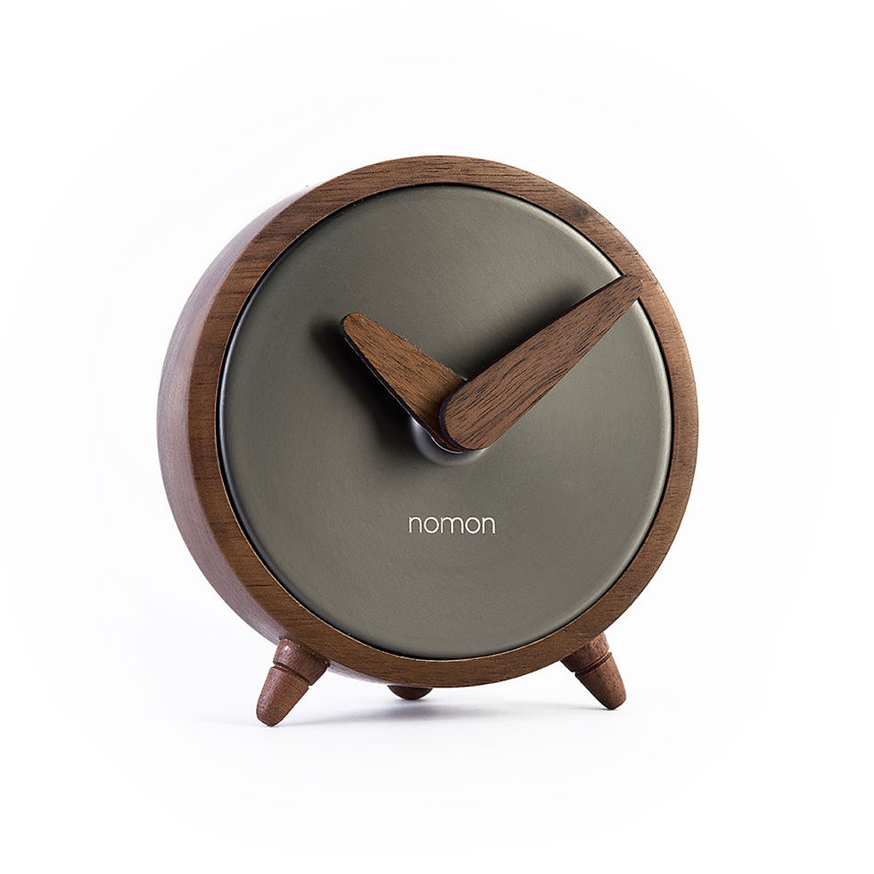nomon "ÁTOMO SOBREMESA" Table Clock Graphite