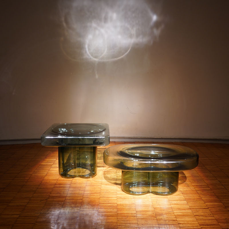 サムネイル： 【新品在庫】miniforms "SODA   SQ" Coffee table Petrol green