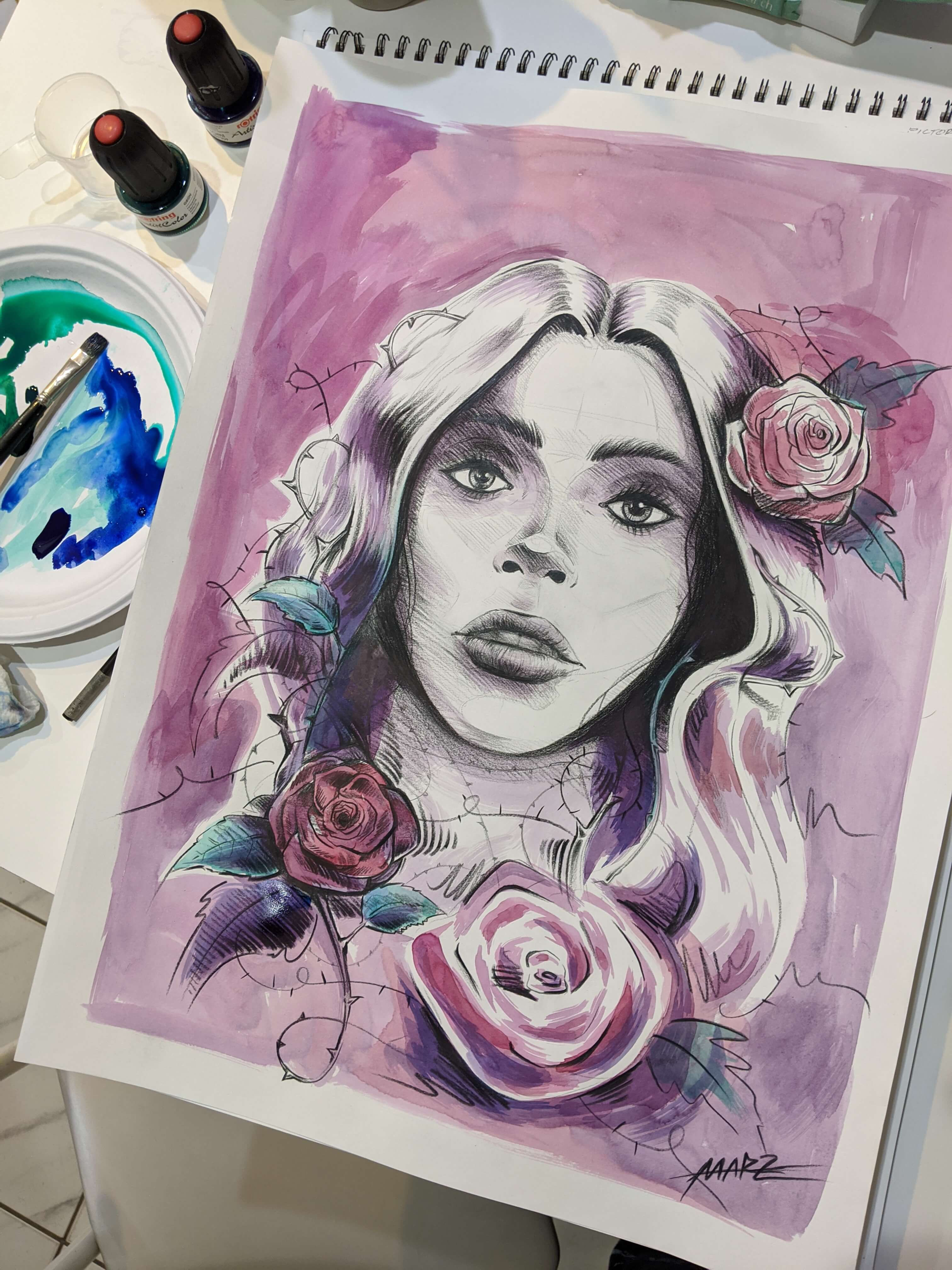 Rose Portrait (PRINT)