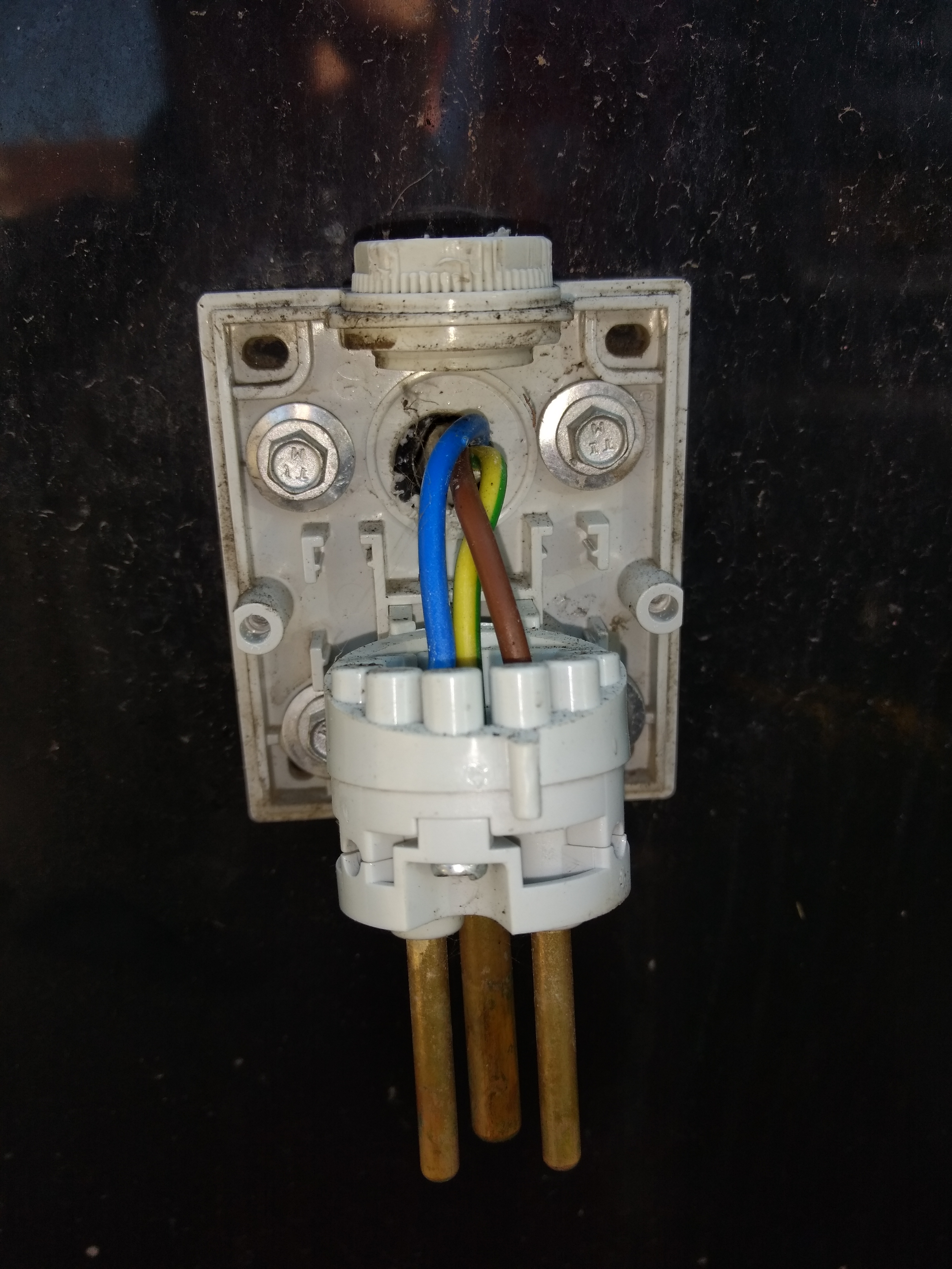 External power inlet replacement