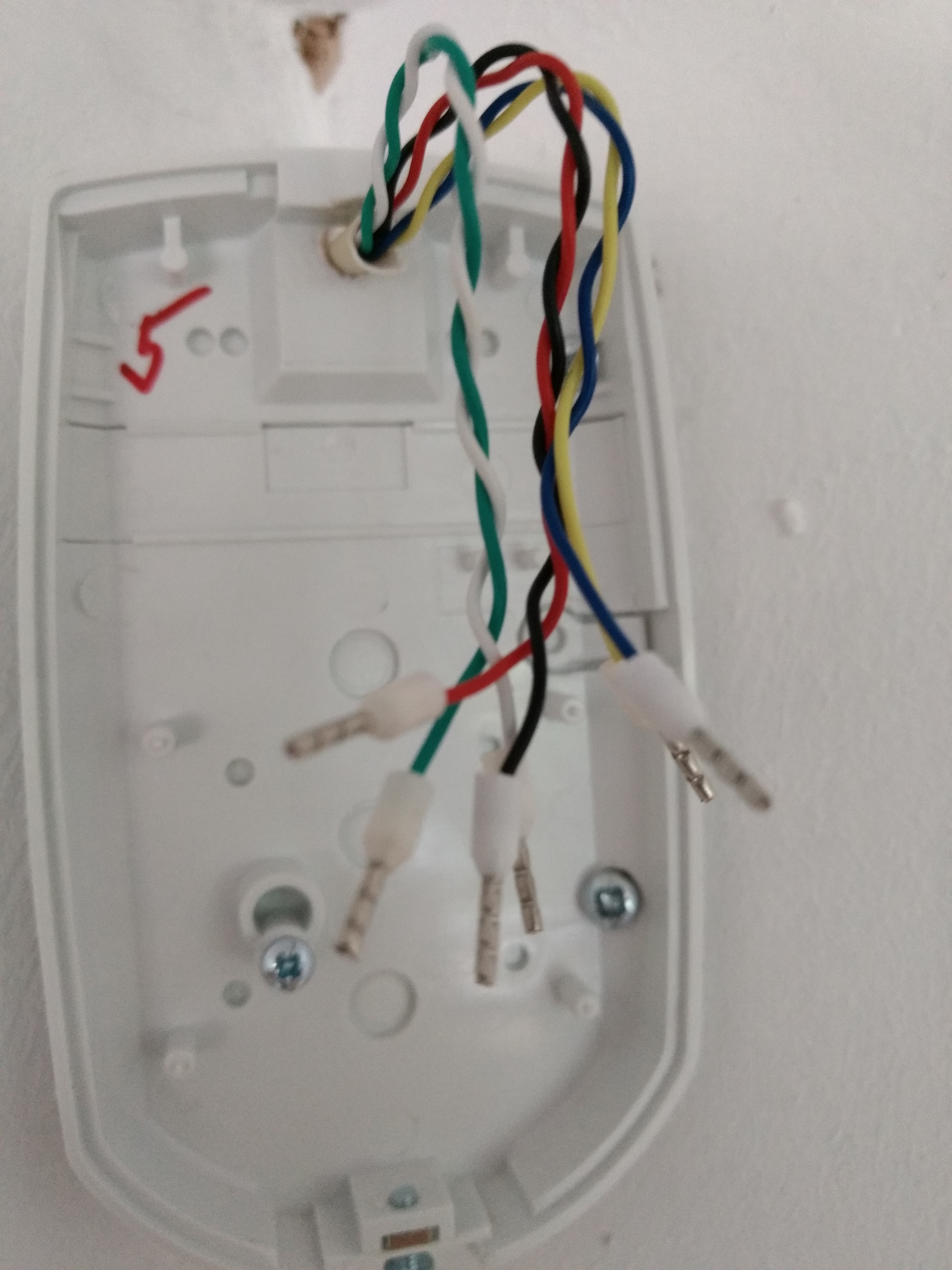 PIR Motion Detector Wiring
