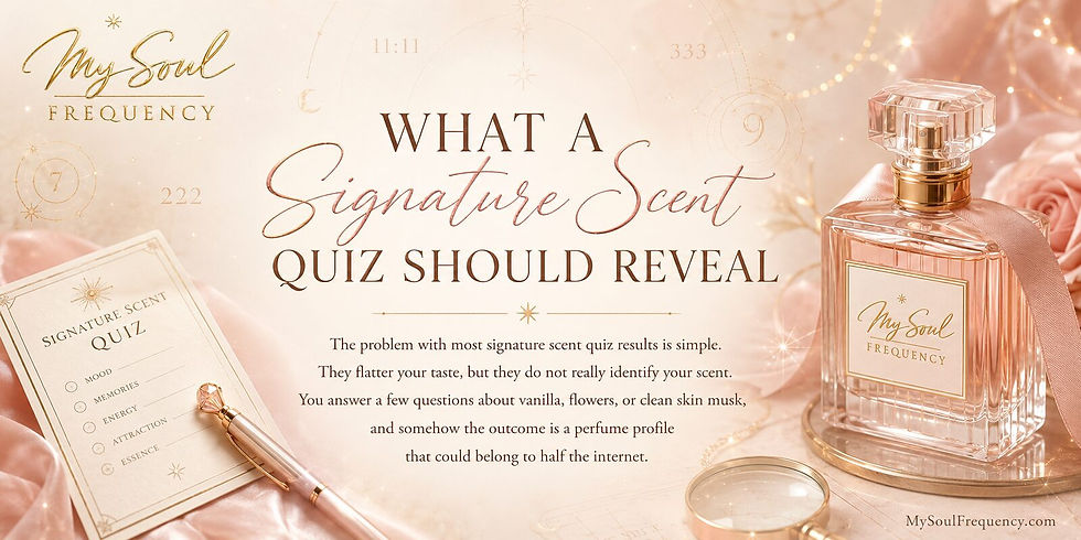 Your True Essence with My Soul Frequency: A Signature Scent Quiz That Goes Beyond the Ordinary