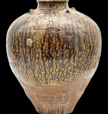 Early Edo Period Tamba Chatsubo Jar (1603-1868)