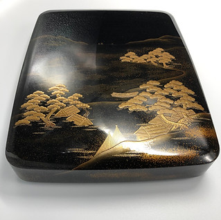 A Wajima writing box - suzuribako