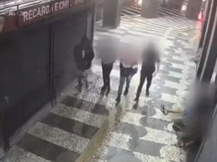 Vídeo mostra adolescente sendo esfaqueado por usuário de drogas em Niterói - Assista
