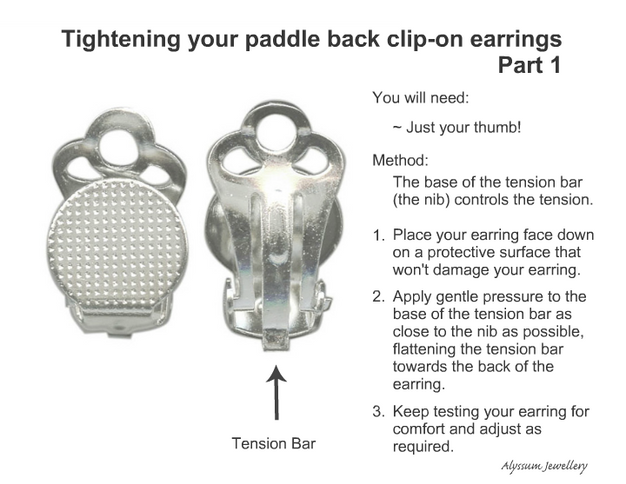 Adjust My Clip On Earrings