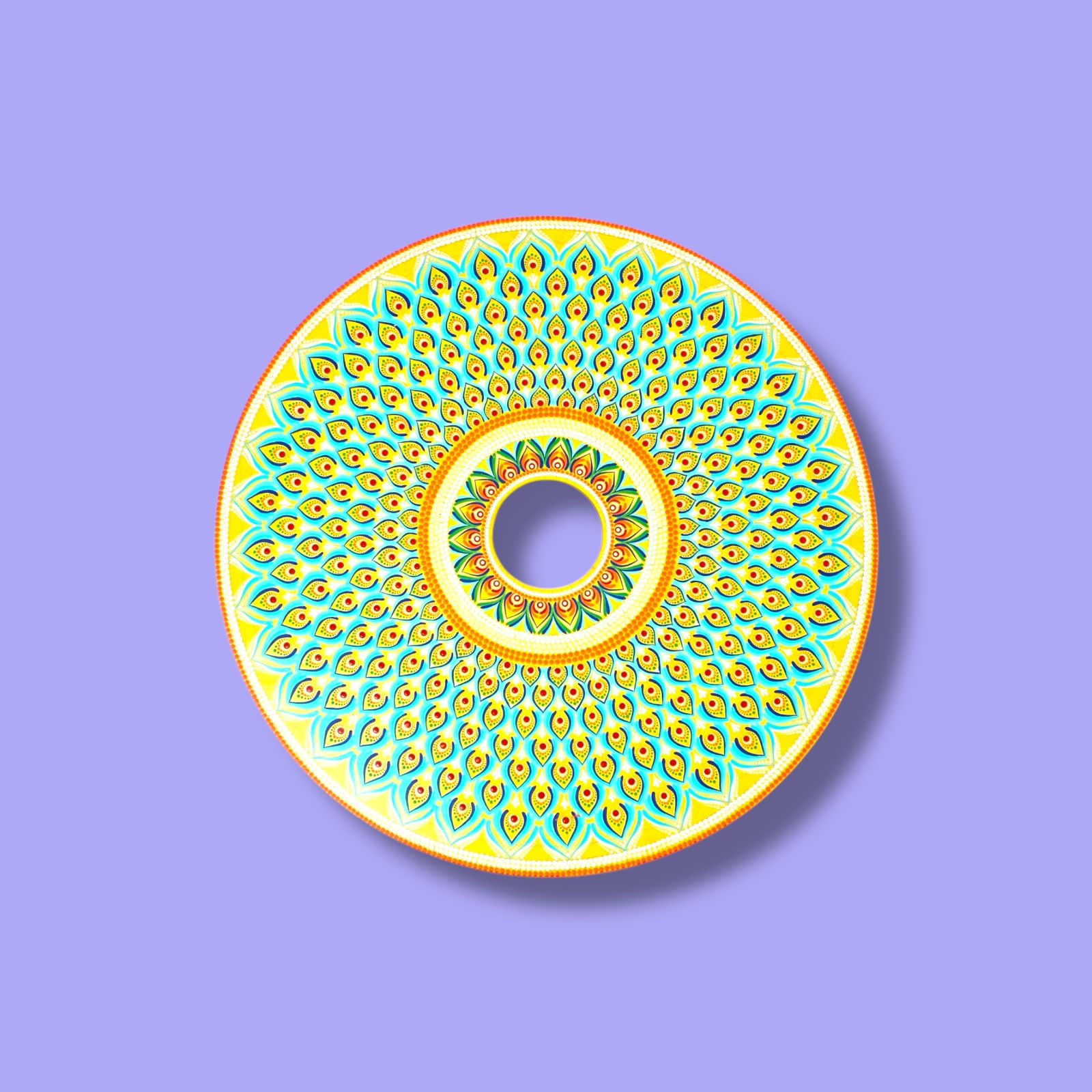 Reflections of the Peacock: A Mandala of Vibrant Beauty