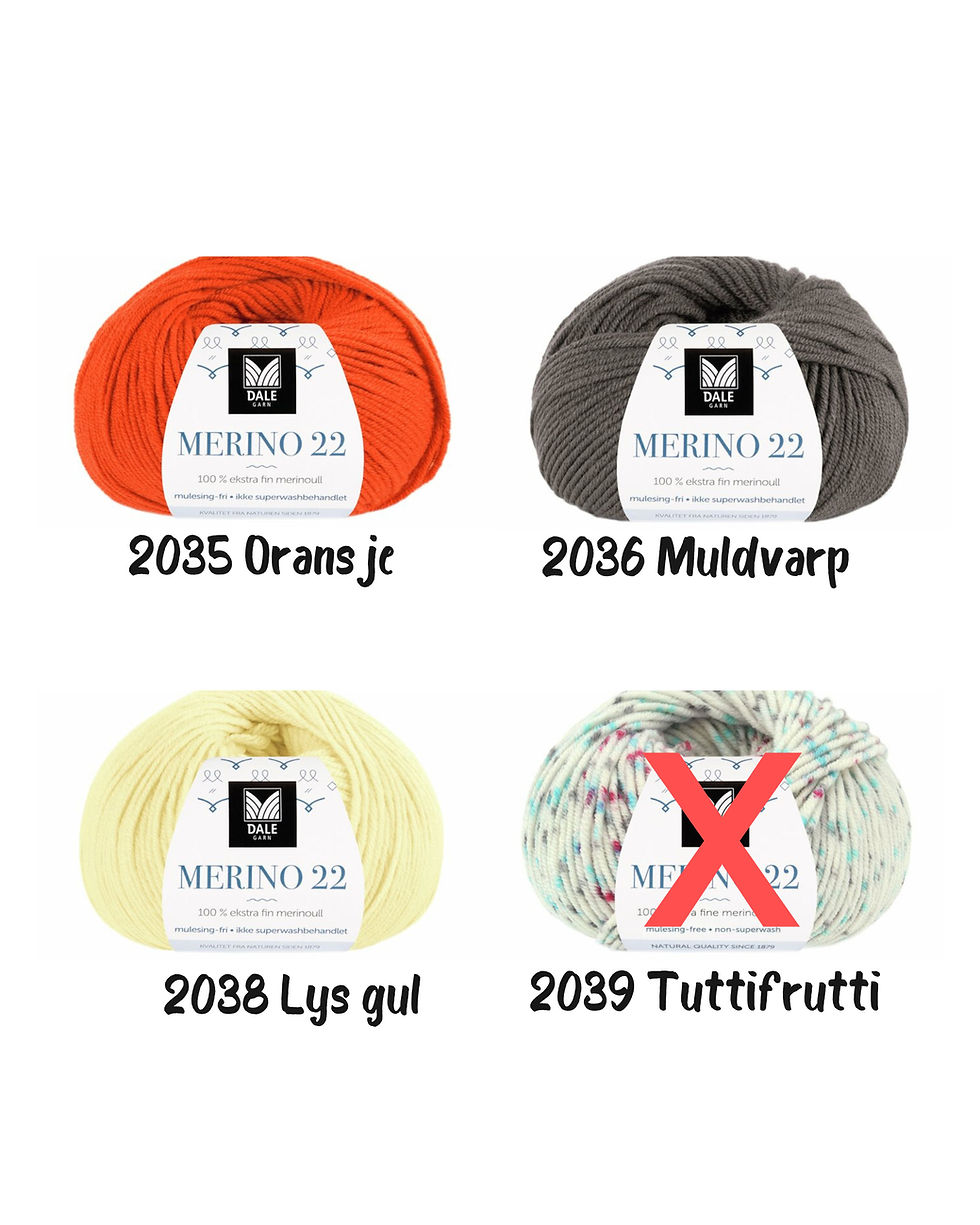 Miniatyrbilde: Samstrikk SolsikkeTee (merino 22)