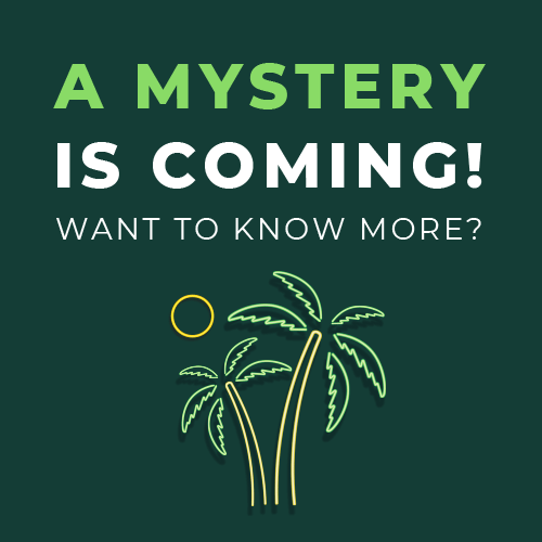 A mystery is coming! Want to know more?