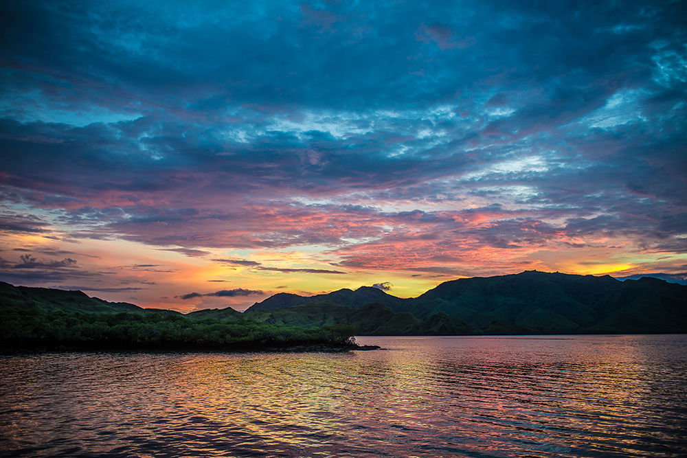 Sunset on Islands